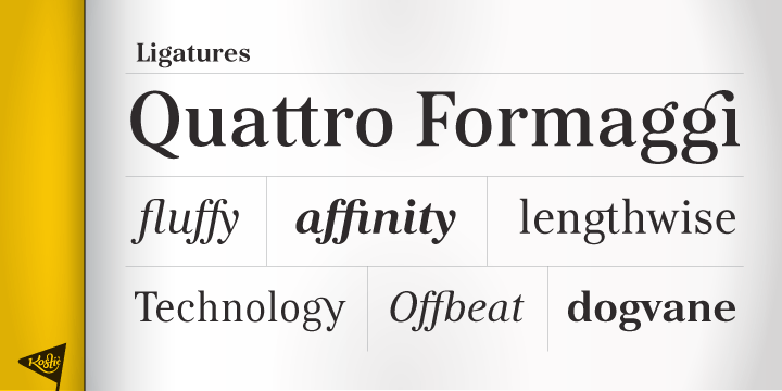 Ejemplo de fuente Kostic Serif #6